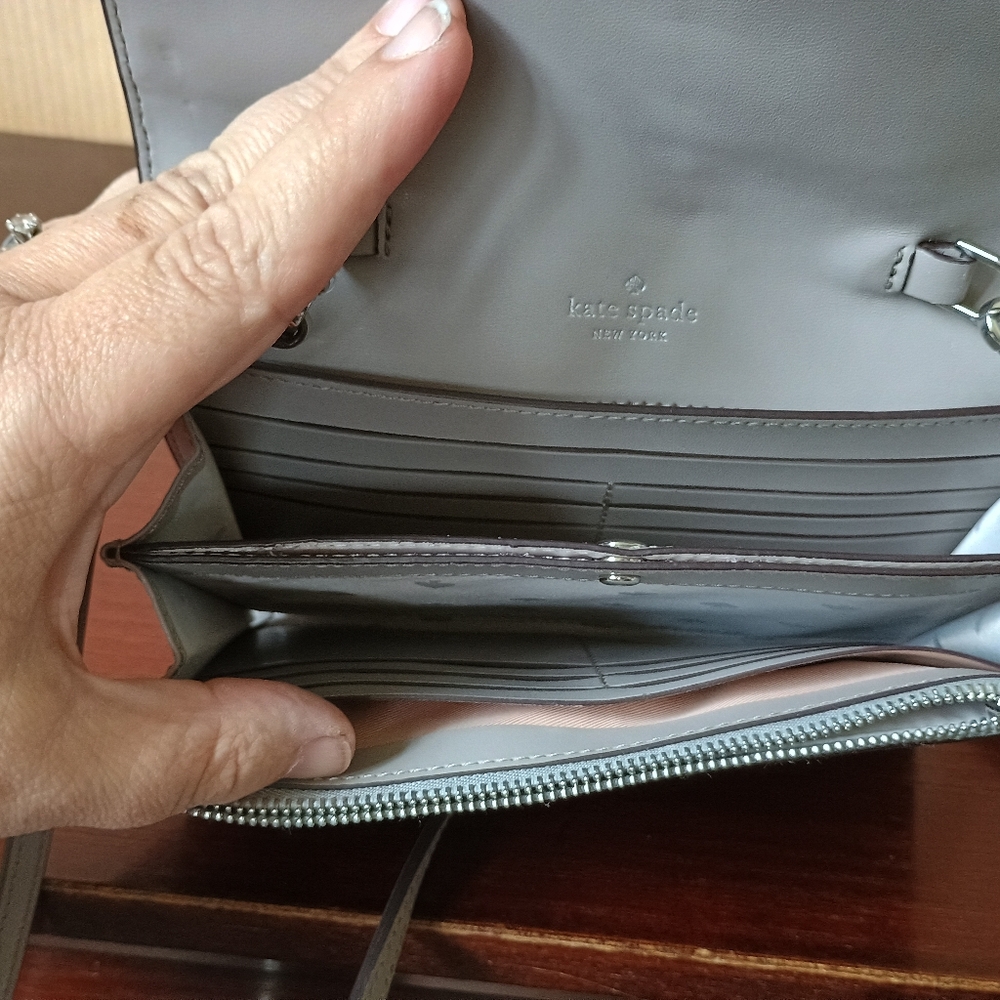 Kate Spade Kerri Crossbody Bag, Color Brushed Steel - Picture 3 of 3